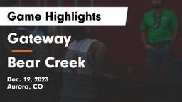 Gateway  vs Bear Creek  Game Highlights - Dec. 19, 2023