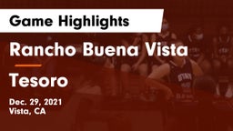 Rancho Buena Vista  vs Tesoro  Game Highlights - Dec. 29, 2021