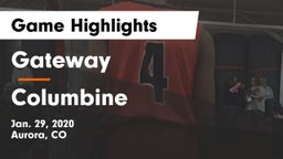 Gateway  vs Columbine  Game Highlights - Jan. 29, 2020