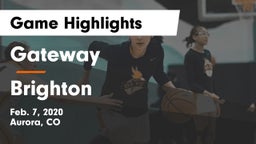 Gateway  vs Brighton  Game Highlights - Feb. 7, 2020