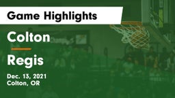 Colton  vs Regis  Game Highlights - Dec. 13, 2021