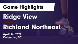 Ridge View  vs Richland Northeast  Game Highlights - April 16, 2024