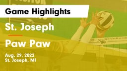 St. Joseph  vs Paw Paw  Game Highlights - Aug. 29, 2022