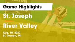St. Joseph  vs River Valley  Game Highlights - Aug. 30, 2022