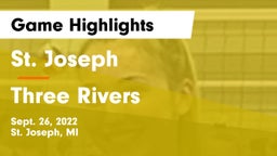 St. Joseph  vs Three Rivers  Game Highlights - Sept. 26, 2022