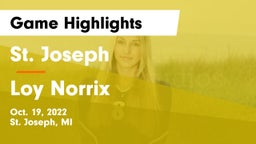 St. Joseph  vs Loy Norrix  Game Highlights - Oct. 19, 2022