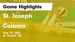 St. Joseph  vs Coloma  Game Highlights - Aug. 29, 2023