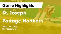 St. Joseph  vs Portage Northern  Game Highlights - Sept. 13, 2023