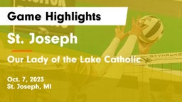 St. Joseph  vs Our Lady of the Lake Catholic  Game Highlights - Oct. 7, 2023