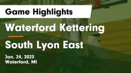 Waterford Kettering  vs South Lyon East  Game Highlights - Jan. 24, 2023