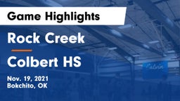 Rock Creek  vs Colbert HS Game Highlights - Nov. 19, 2021