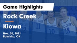 Rock Creek  vs Kiowa  Game Highlights - Nov. 30, 2021