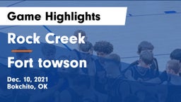 Rock Creek  vs Fort towson Game Highlights - Dec. 10, 2021