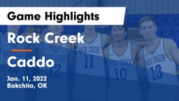 Rock Creek  vs Caddo  Game Highlights - Jan. 11, 2022