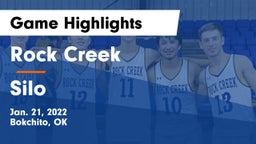 Rock Creek  vs Silo  Game Highlights - Jan. 21, 2022