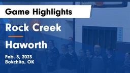 Rock Creek  vs Haworth  Game Highlights - Feb. 3, 2023
