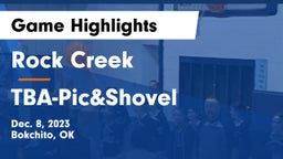 Rock Creek  vs TBA-Pic&Shovel Game Highlights - Dec. 8, 2023