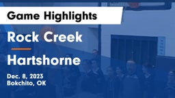Rock Creek  vs Hartshorne  Game Highlights - Dec. 8, 2023