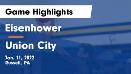 Eisenhower  vs Union City  Game Highlights - Jan. 11, 2022