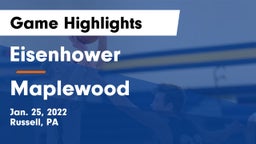 Eisenhower  vs Maplewood  Game Highlights - Jan. 25, 2022
