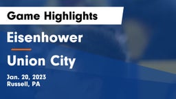 Eisenhower  vs Union City  Game Highlights - Jan. 20, 2023