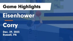Eisenhower  vs Corry  Game Highlights - Dec. 29, 2023