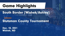 South Border [Wishek/Ashley]  vs Stutsman County Tournament Game Highlights - Dec. 10, 2021