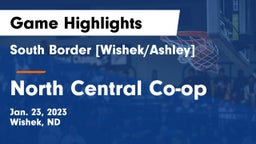 South Border [Wishek/Ashley]  vs North Central Co-op Game Highlights - Jan. 23, 2023