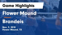 Flower Mound  vs Brandeis  Game Highlights - Nov. 9, 2018