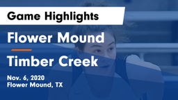Flower Mound  vs Timber Creek  Game Highlights - Nov. 6, 2020