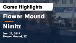 Flower Mound  vs Nimitz  Game Highlights - Jan. 22, 2019