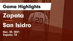 Zapata  vs San Isidro Game Highlights - Dec. 20, 2021
