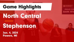 North Central  vs Stephenson  Game Highlights - Jan. 4, 2024