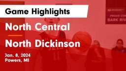 North Central  vs North Dickinson  Game Highlights - Jan. 8, 2024