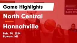 North Central  vs Hannahville Game Highlights - Feb. 28, 2024