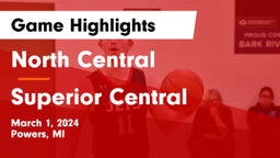 North Central  vs Superior Central  Game Highlights - March 1, 2024