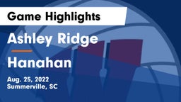Ashley Ridge  vs Hanahan  Game Highlights - Aug. 25, 2022