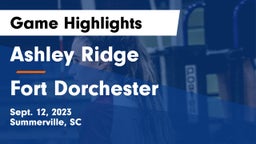 Ashley Ridge  vs Fort Dorchester  Game Highlights - Sept. 12, 2023