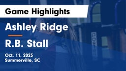 Ashley Ridge  vs R.B. Stall  Game Highlights - Oct. 11, 2023