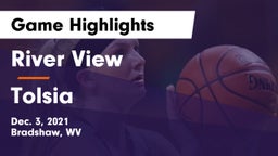 River View  vs Tolsia  Game Highlights - Dec. 3, 2021