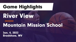 River View  vs Mountain Mission School Game Highlights - Jan. 4, 2022