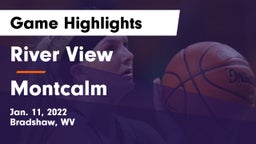 River View  vs Montcalm  Game Highlights - Jan. 11, 2022