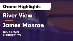 River View  vs James Monroe  Game Highlights - Jan. 14, 2023