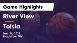 River View  vs Tolsia  Game Highlights - Jan. 26, 2023