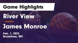 River View  vs James Monroe  Game Highlights - Feb. 1, 2023