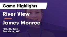 River View  vs James Monroe  Game Highlights - Feb. 22, 2023