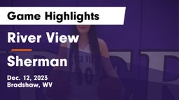 River View  vs Sherman  Game Highlights - Dec. 12, 2023
