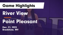 River View  vs Point Pleasant  Game Highlights - Dec. 21, 2023