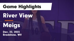 River View  vs Meigs  Game Highlights - Dec. 22, 2023