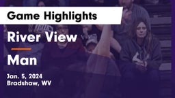 River View  vs Man Game Highlights - Jan. 5, 2024